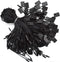 Hang Tag String Black 7" 1000Pcs Nylon Snap Lock Pin Loop Fastener Hook Ties for Easy Attachment