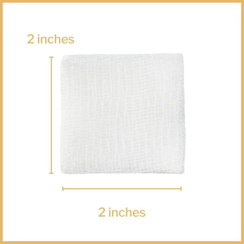 McKesson Premium Woven Gauze Sponges - Non-Sterile, 12-Ply, 100% Cotton, 2 in x 2 in, 200 per Pack