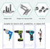 5/16'' Nut Driver Bit, Hex Magnetic Power 8mm 5/16 IN Socket Adapter for Power Tools - 10PCS