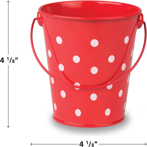 Teacher Created Resources Polka Dot Buckets & Caddy Set (9487)