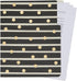 Paper Junkie Geometric File Folders with 1/3 Cut Tabs, Gold Office Supplies (11.5 x 9.5 in, 12 Pack)
