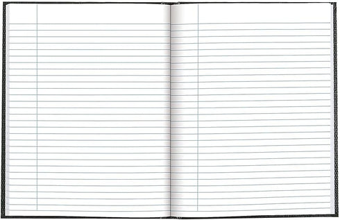 Blueline A7BLK Executive Notebook, College/Margin Rule, 9 1/4 x 7 1/4, White, 150 Sheets