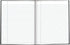 Blueline A7BLK Executive Notebook, College/Margin Rule, 9 1/4 x 7 1/4, White, 150 Sheets