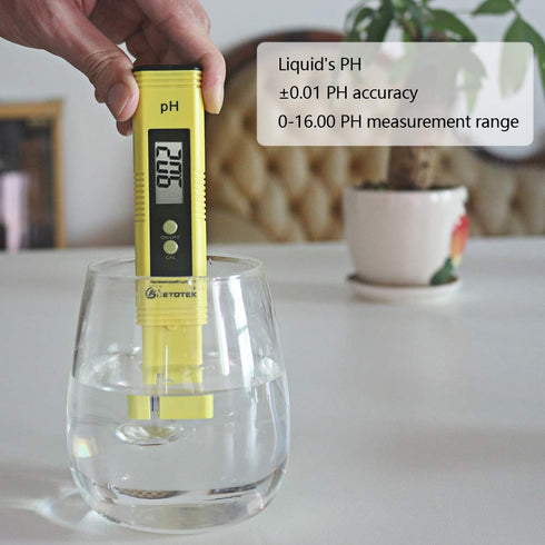 Digital PH Meter for Water, PH Pen Meter with ATC, Tester for Drinking Water, Hydroponic, Aquarium, Swimming Pool