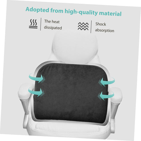 Ergonomic Memory Foam Lumbar Support Cushion | Ideal for Office Chairs & Car Use