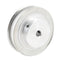 uxcell Silver Tone Aluminum Alloy 100 Teeth 8mm Pilot Bore Screwed Timing Pulley