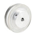 uxcell Silver Tone Aluminum Alloy 100 Teeth 8mm Pilot Bore Screwed Timing Pulley