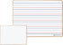 Dowling Magnets Double-sided Magnetic Dry-Erase Board, 12"L x 8.75"W, Set of 5 for Kids