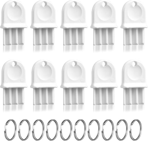 PEUTIER 10pcs Toilet Paper Dispenser Key, Universal Paper Towel Dispenser Key Replacement Tissue