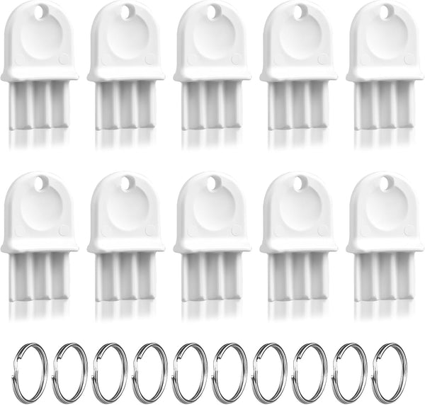 PEUTIER 10pcs Toilet Paper Dispenser Key, Universal Paper Towel Dispenser Key Replacement Tissue