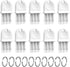 PEUTIER 10pcs Toilet Paper Dispenser Key, Universal Paper Towel Dispenser Key Replacement Tissue