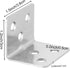 100 31 31 38 MM 1.2 1.2 1.5 Inch ZOENHOU PCS x x Corner Brace, Heavy Duty Stainless Steel Shelf Support L Shape