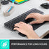 Logitech MX Palm Rest for MX Keys, Premium No-Slip Support for Comfortable Typing, Black