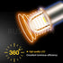 Ruiandsion Upgrade LED Flashlight Bulb, 18V P13.5S Base, White LED Replacement for Torch Lights, Non-Polarity, Pack of 5