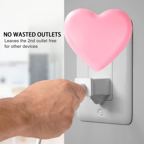 INZU Night Lights Plug into Wall, LED Night Light for Kids, Cute Nightlight with Auto Dusk to Dawn Sensor, LED