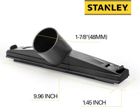 Stanley 19-1900 Universal Floor Nozzle for Wet and Dry Vacuums with a 1-7/8" Hose , Black by Stanley