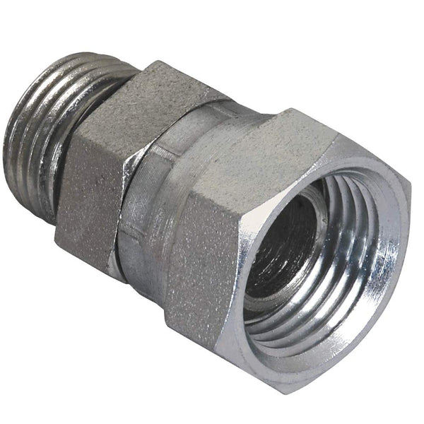 Apache 39005725 3/8" Male O-Ring x 1/2" Female Pipe Swivel, Hydraulic Adapter