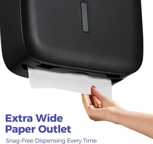 400+ Stardrix Paper Towel Dispenser Wall Mount with Lock Fits Multifold/Trifold/Z-Fold/C-Fold Towels Large Paper Towel