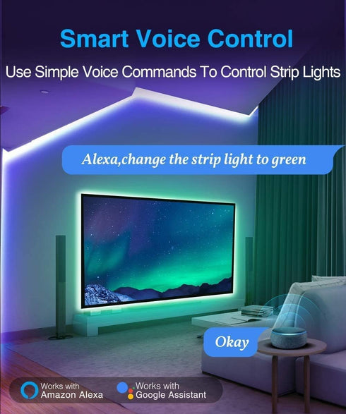 Smart LED WiFi Controller, Wireless 24 Keys RF Remote Control for RGB LED Strip Lights, 2 Pack