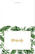 MyExpression.com 50 Count Watercolor Palm Leaves Thank You Cards - Hawaiian Style