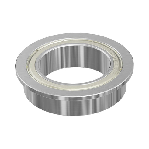 F6803ZZ 2PCS Flange Ball Bearing, 17×26×5mm, Double Metal Shielded for Industrial Machine