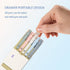 Lanxivi 5 Pcs Gel Pens, Quick Dry Ink, Black Refill, 0.5mm Fine Point Premium Retractable Pens