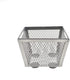 HAHIYO Stackable Paper Clip Mesh Holder Cup, 2 Pack Silver Paperclip Holder for Desk Drawer Organizer