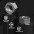 VGBUY 10pcs 5/8-11 304 18-8 5/8 11 inch, (VG01302) Hex Nuts, Stainless Steel External Hex nut SAE Hex Machine Screw