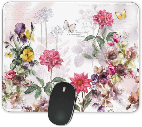 Customized Rectangle Mouse Pad, Anti Slip Rubber Mousepads for Desktops Gaming, 9.45 x 7.9 inches (Beautiful Vintage