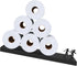 Artori Floating Toilet Paper Shelf Storage - Bathroom Wall Decorations, Tilted Wall Toilet Paper Holder, Mounted Toilet