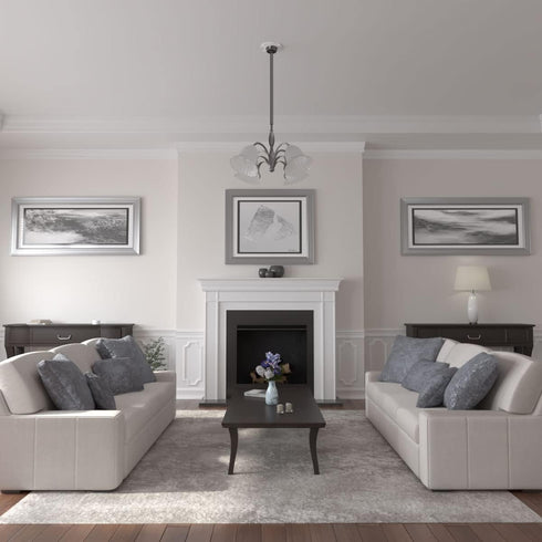Ekena Millwork CM09BN Benson Ceiling Medallion, 9"OD x 4 1/8"ID x 5/8"P, Primed