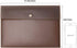 VANRA 5 Pieces A4 Envelopes Folders, Document Organizer with Snap Button Closure, A4 Letter Size, Brown