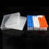 100PCS 2ml Plastic Small Vials with Screw Caps, Cryotubes, PP Material, Free from DNase, RNase, Human DNA