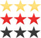 MECCANIXITY Star Cutouts Paper – Five Star Confetti Cutouts for Birthday Party Classroom Wedding Wall Decorations, 5.9