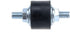 MY MIRONEY M8 Rubber Studs Shock Absorber Anti-Vibration Isolator Mounts, Pack of 8 (30 x 20mm)