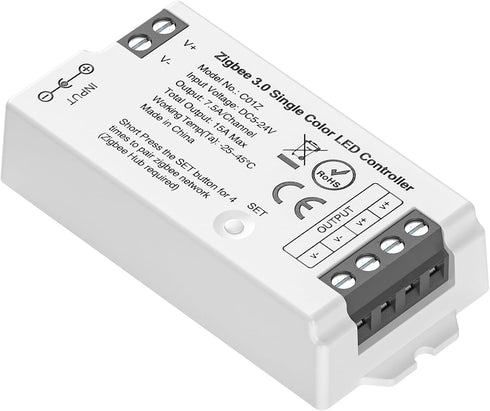 BTF-LIGHTING Tuya Zigbee 3.0 C01Z LED Controller Support Single Color 2 pin
