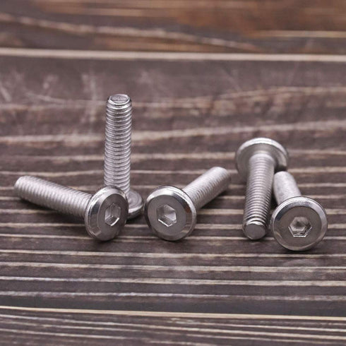M6-1.0 x 20mm Hex Socket Head Cap Screws - 304 Stainless Steel 18-8 Flat Countersunk Machine Screws for DIY Projects,