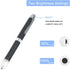 Light Up Pen, Technical Pen with LED Tip, Two Brightness Settings, AAA Battery Powered, White Light