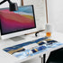 Ergonomic Large Mouse Pad and Keyboard Wrist Rest, 4-in-1 Gaming Desk Pad with Wrist Support - Light Blue