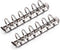 Moterm 2 Pieces Replacement Kit for 6-Hole Ring Binder Mechanisms (A7 Size, Silver Color, 25mm)