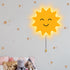 Aurelema Sun Night Light Wall Lamp Sleeping Nursery Lighting Cute Floating Battery