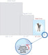 The Best Card Company 20 Assorted Baby Notecards Box Set, 4 x 5.12 Inch with Envelopes, Zoo Babies AM6726BBG-B2x10