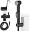 NESTLEAP Matte Black Handheld Bidet Sprayer for Toilet - Durable ABS Bathroom Jet