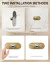 4PC 360 Magnetic Replacement Base for Wall Lights, Rotating Universal Wall Sconces Base with Strong Adhesive