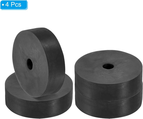 PATIKIL Multi Purpose Rubber Spacer, 4 Pcs Neoprene Round Anti-Vibration Isolation Pads for HVAC Bolts