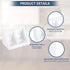 1.3"x0.8"x0.8" 30 PATIKIL Plastic Corner Braces, Pcs L-Shape Shelf Support Corner Brace Nylon Right Angle Brackets