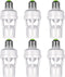 Hortsun 6 Pieces Motion Sensor Light Socket Smart Screw in Light Bulb
