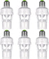 Hortsun 6 Pieces Motion Sensor Light Socket Smart Screw in Light Bulb