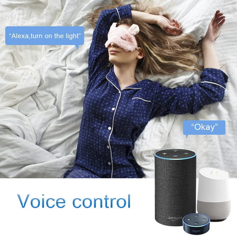 QIACHIP ZigBee Smart Light Socket Adapter E26 E27 Bulb Holder, Remote Control Compatible with Alexa Echo, Requires Hub