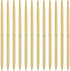 Unibene 12 Pack Ballpoint Pens, Slim Metallic Retractable Gold Pens Set, Medium Point (1 mm) Black Ink for Gifts